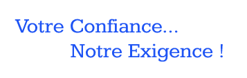 La devise d'IMD : "Votre confiance, notre exigence !"